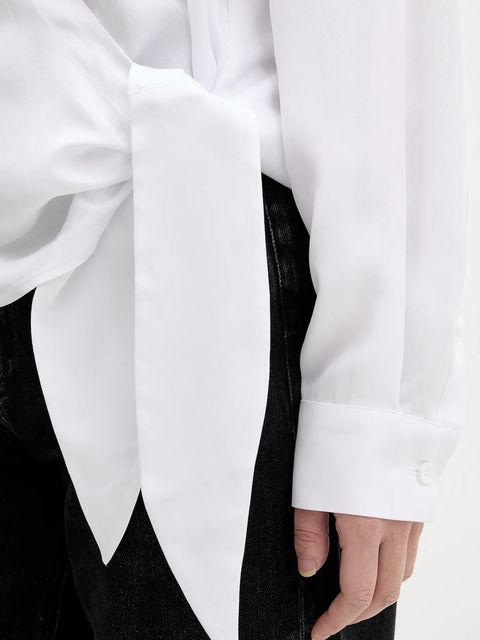 Karl Lagerfeld Jeans koszula damska kolor biały relaxed z kołnierzykiem klasycznym B1W11026