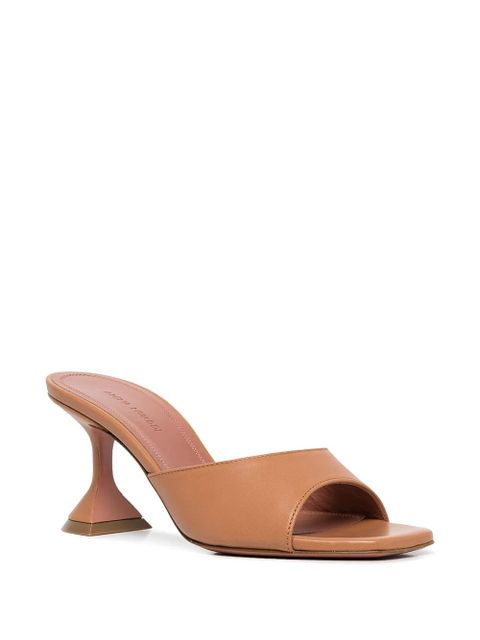 Amina Muaddi Lupita 70mm mules - Brown - zdjęcie produktu nr 2