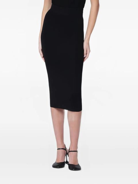 ENTIRE STUDIOS ribbed-knit pencil skirt - Black - zdjęcie produktu nr 1
