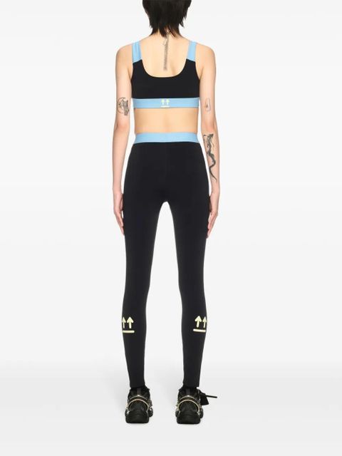 Off-White colour-block leggings - Black - zdjęcie produktu nr 2