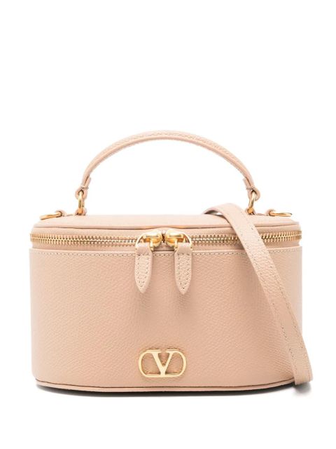 Valentino Garavani logo zip tote bag - Neutrals - zdjęcie produktu nr 1
