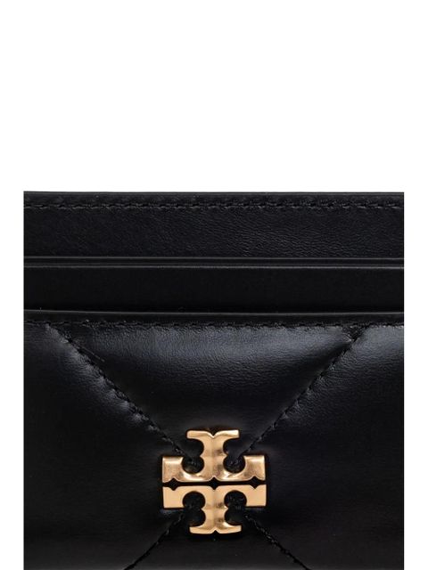 Tory Burch logo-plaque card holder - Black