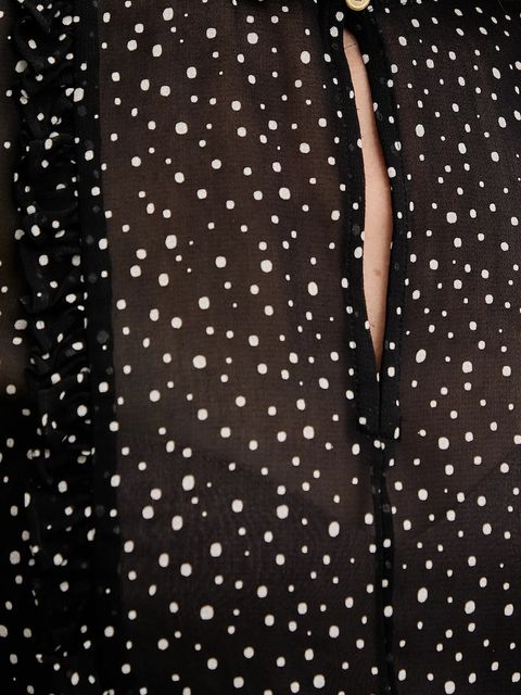 Tommy Hilfiger bluzka damska kolor czarny wzorzysta WW0WW47494