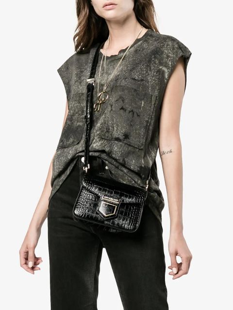 Givenchy Black Croc Nobile mini crossbody bag - zdjęcie produktu nr 2