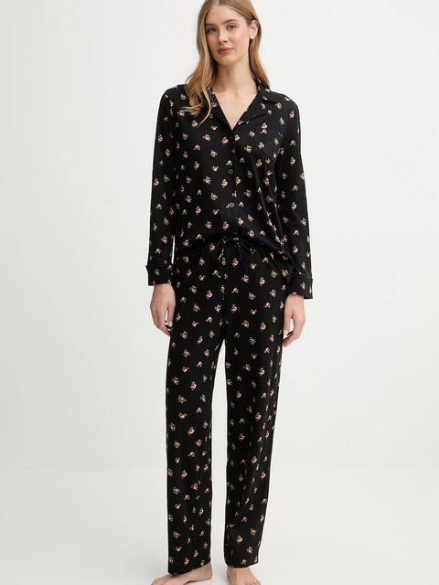 Lauren Ralph Lauren piżama damska kolor czarny ILN92467F