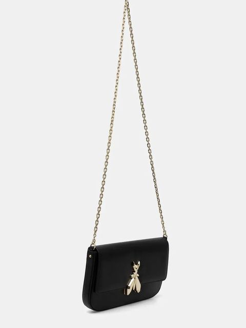 Patrizia Pepe torebka skórzana kolor czarny 8B0229 L061 - zdjęcie produktu nr 2