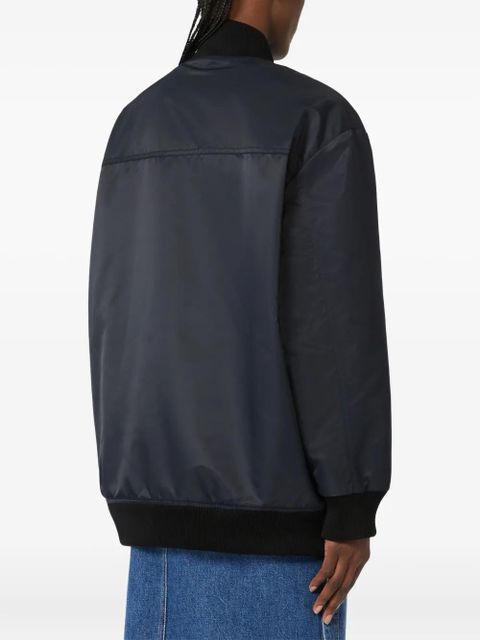 Sportmax drop-shoulder bomber jacket - Black - zdjęcie produktu nr 2