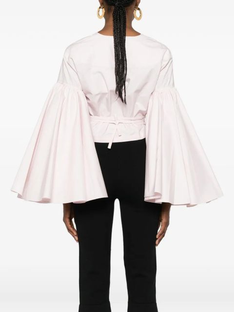 Jacquemus cropped blouse - Pink