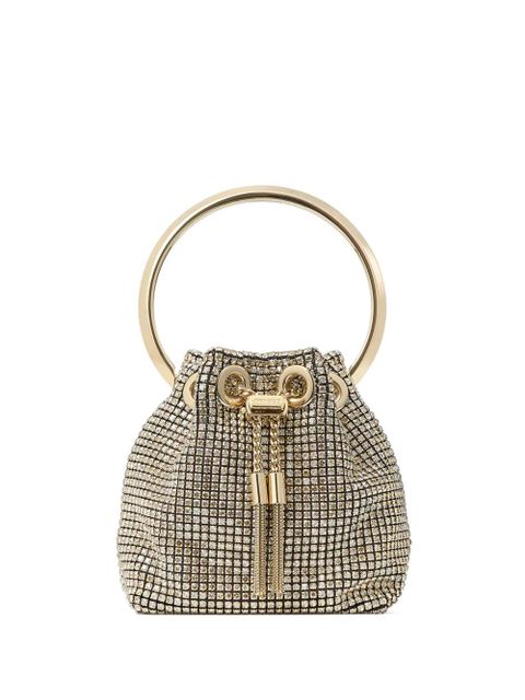 Jimmy Choo micro Bon Bon bucket bag - Gold - zdjęcie produktu nr 1