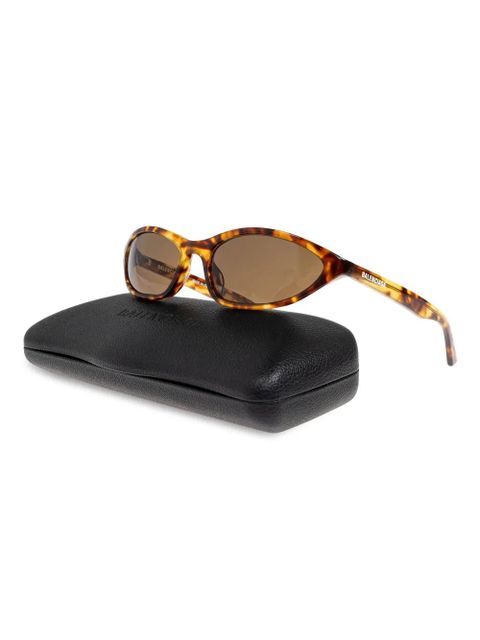 Balenciaga Eyewear Blade sunglasses - Brown - zdjęcie produktu nr 2