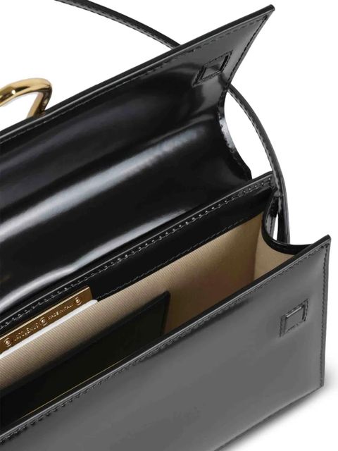 Jacquemus metal flap shoulder bag - Black