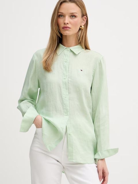 Tommy Hilfiger koszula damska lniana - zdjęcie produktu nr 1