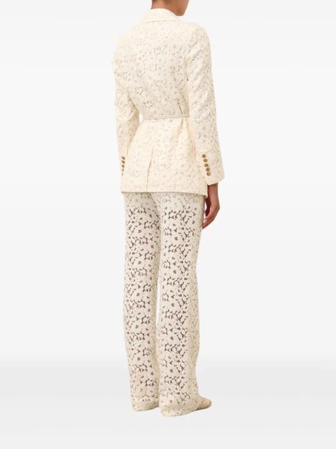 ZIMMERMANN Illuminate lace trousers - Neutrals