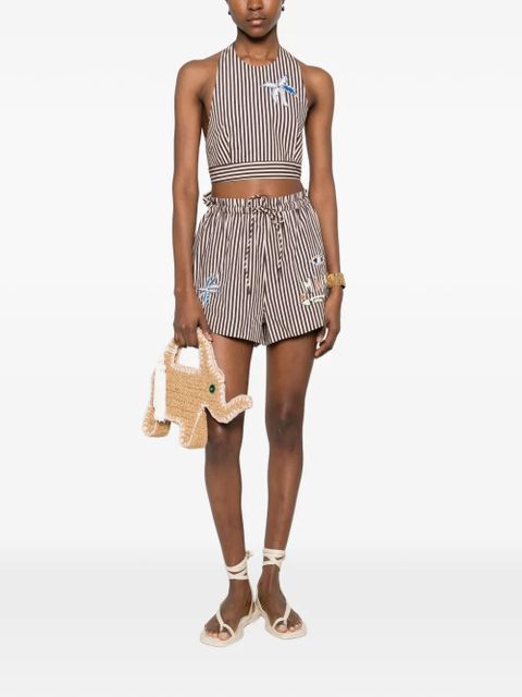 ALEMAIS Sirocco striped halterneck top - Brown - zdjęcie produktu nr 2