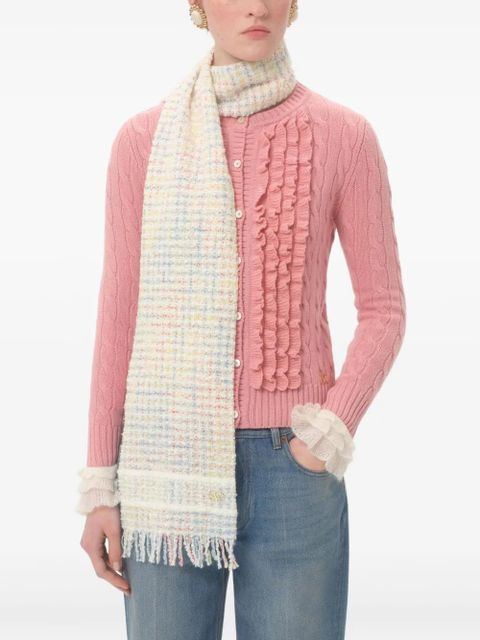 Valentino Garavani VLogo Signature scarf - Neutrals