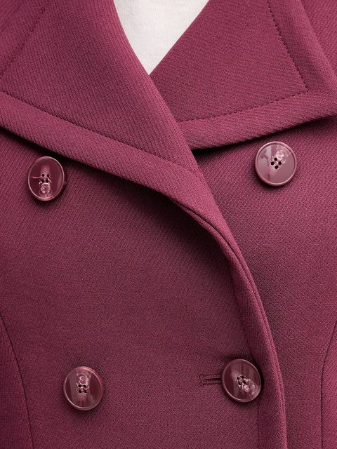 Sisley płaszcz kolor bordowy 2OUALN05Z