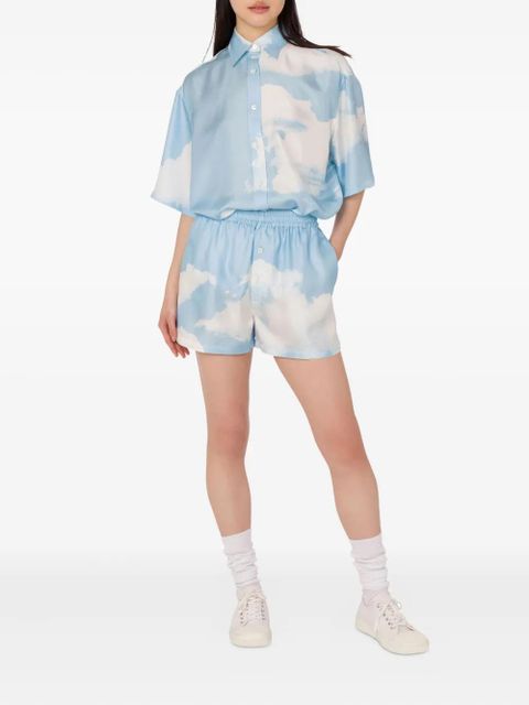 Moschino cloud-print shorts - Blue - zdjęcie produktu nr 2