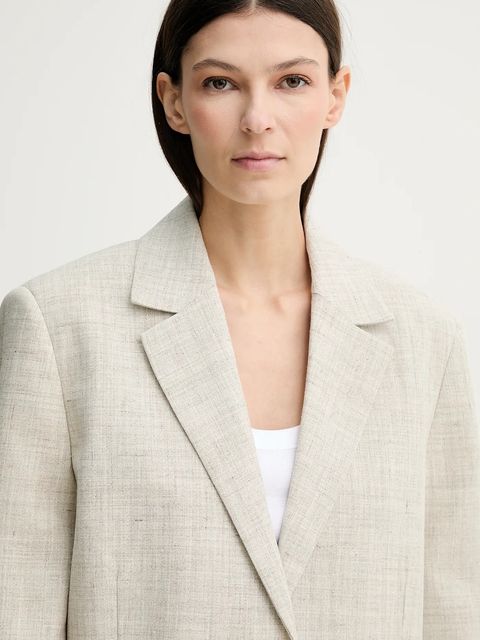 Herskind marynarka z domieszką lnu Matteo