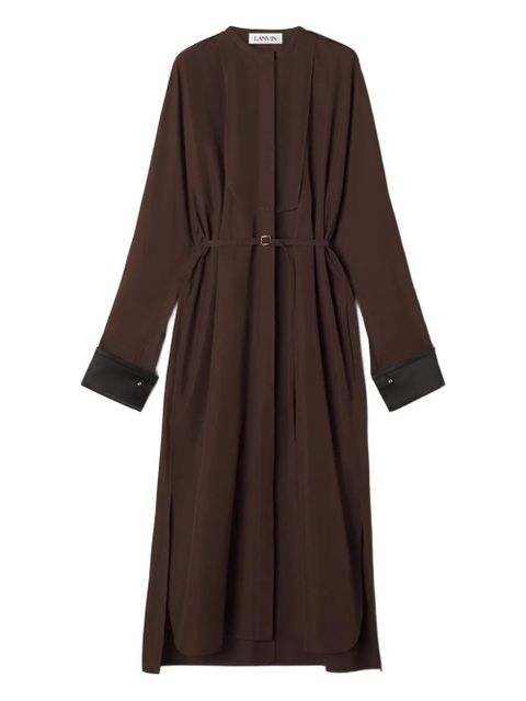 Lanvin belted midi dress - Brown - zdjęcie produktu nr 1