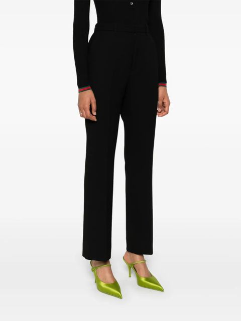 Gucci crepe wool trousers - Black
