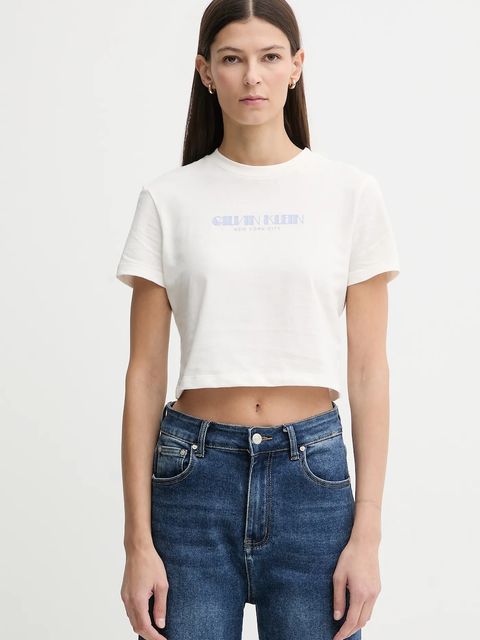 Calvin Klein Jeans t-shirt bawełniany - zdjęcie produktu nr 1