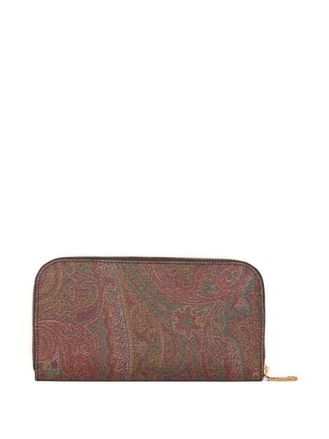 ETRO Arnica paisley-print zip-around wallet - Brown - zdjęcie produktu nr 2