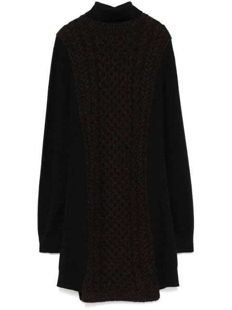 FENDI wool midi dress - Purple - zdjęcie produktu nr 1