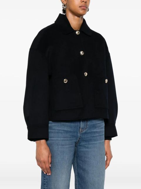 Maje single-breasted jacket - Blue