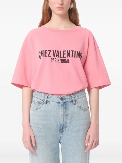 Valentino Garavani Chez-print T-shirt - Pink