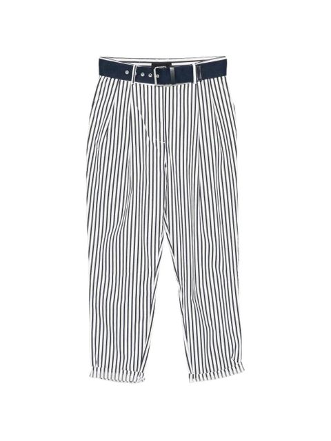 PINKO Modesta striped belted trousers - White - zdjęcie produktu nr 1