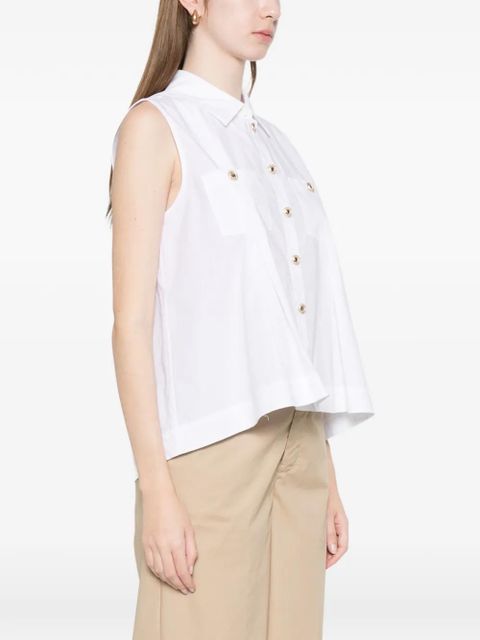 TWINSET chest-pocket shirt - White