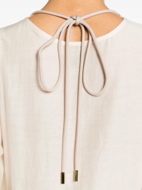 PINKO poplin mini dress - Neutrals