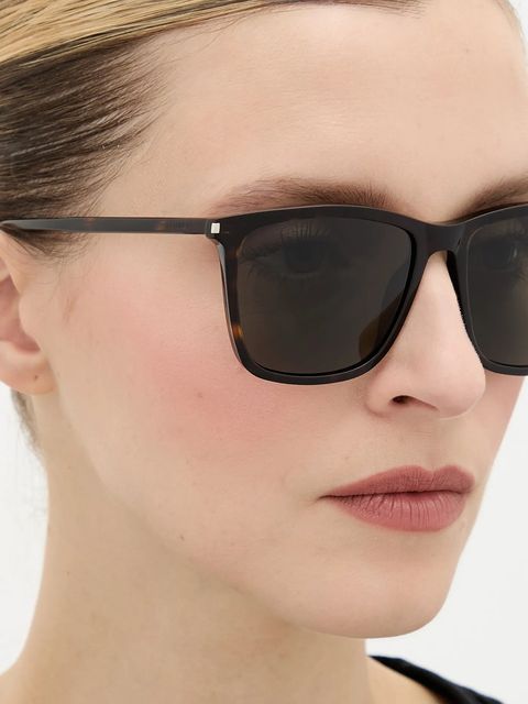 Saint Laurent okulary przeciwsłoneczne kolor brązowy SL 851