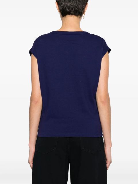 LEMAIRE cap-sleeve jersey T-shirt - Purple