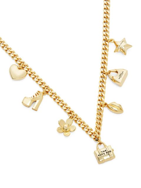 Marc Jacobs mini-icon charm necklace - Gold - zdjęcie produktu nr 1