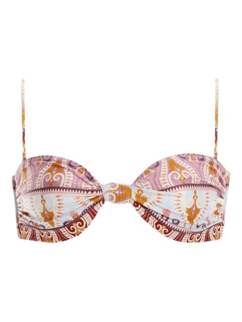 Agua By Agua Bendita Leva Lucille patterned bikini top - Neutrals - zdjęcie produktu nr 1