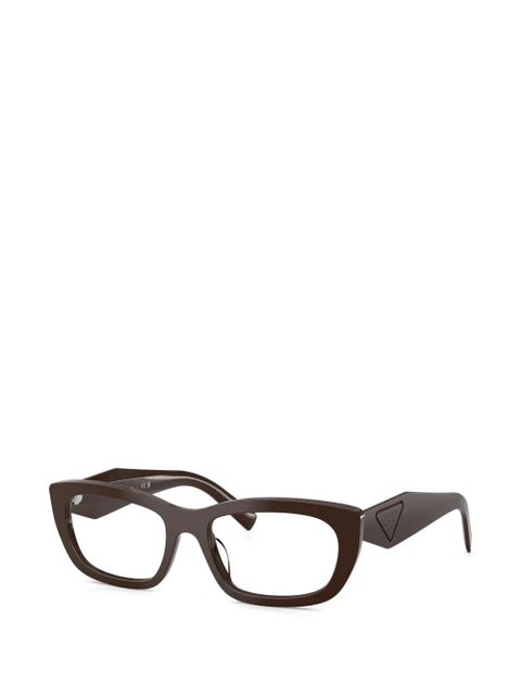 Prada Eyewear clear-lense glasses - Brown - zdjęcie produktu nr 2