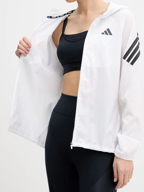 adidas Performance kurtka do biegania adi365 kolor biały przejściowa KQ8072
