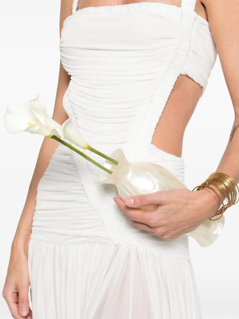 Cult Gaia Florence clutch - White