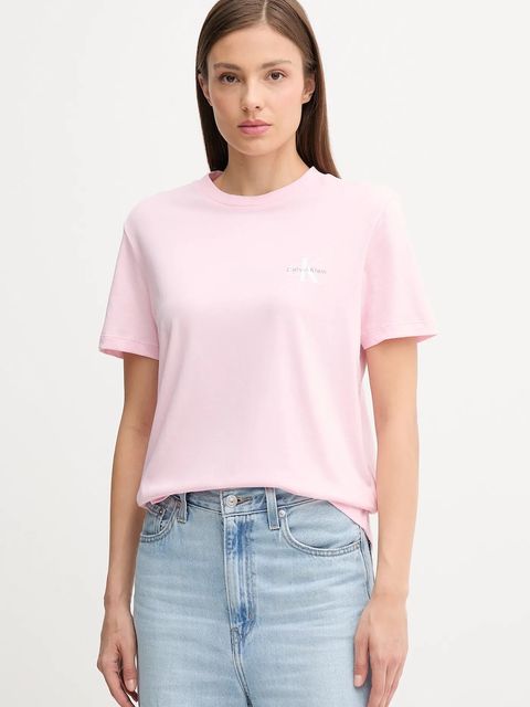 Calvin Klein Jeans t-shirt bawełniany - zdjęcie produktu nr 2