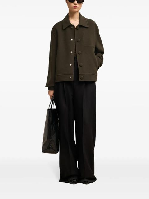 AMI Paris Ami de Coeur single-breasted jacket - Brown