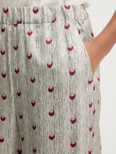 MM by Max Mara spodnie jedwabne PIOVRA