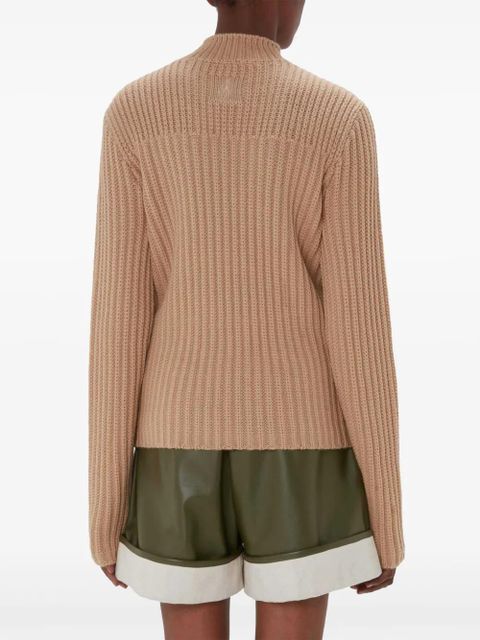 JW Anderson panelled ribbed jumper - Neutrals