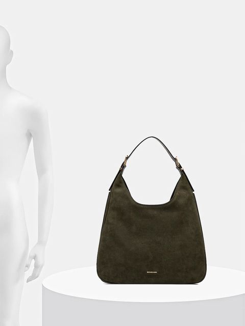 MICHAEL Michael Kors torebka skórzana NOLITA kolor zielony 30F4GY5H3T