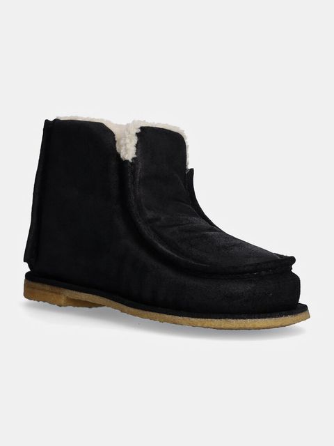 JW Anderson śniegowce zamszowe Ankle Boot damskie kolor czarny ANW43065A - zdjęcie produktu nr 1