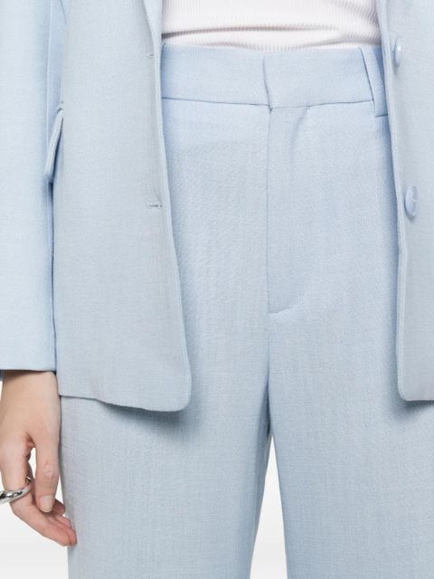 Maje side-pocket straight-leg trousers - Blue