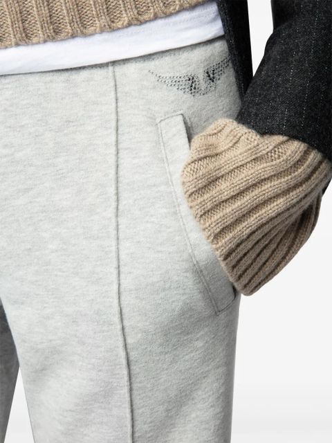 Zadig&Voltaire wings-strass track pants - Grey