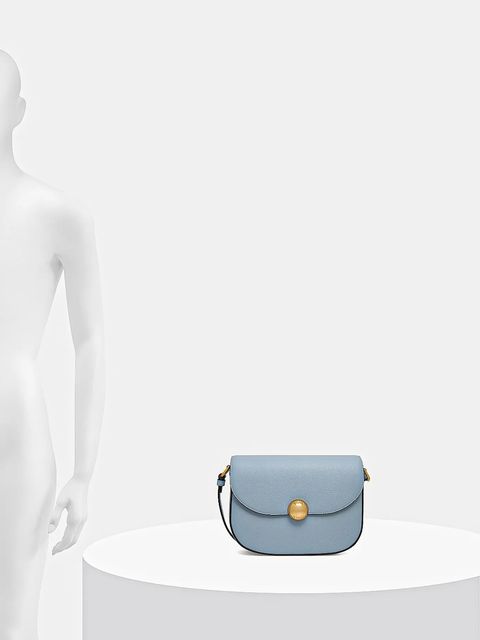 Furla torebka skórzana Moonlight S kolor niebieski WB01887 BX3036 CDZ00