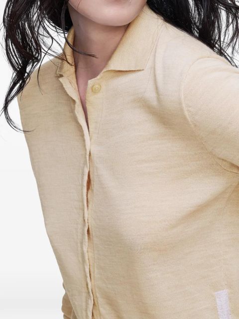 Maison Margiela fine-knit cardigan - Neutrals