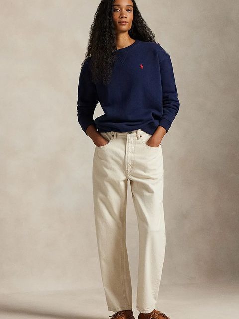 Polo Ralph Lauren bluza damska kolor granatowy gładka 211943006 - zdjęcie produktu nr 2